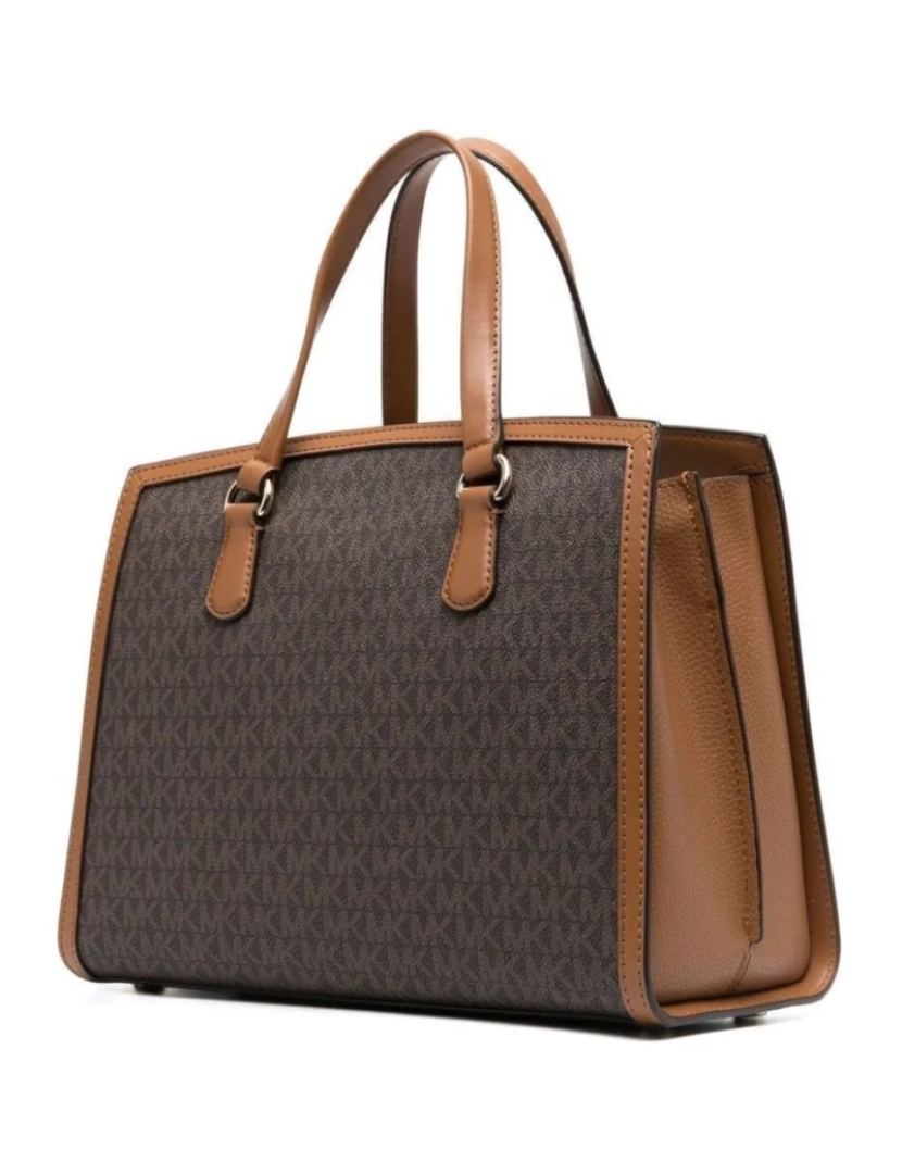 imagem de Michael Kors Brown Satchels Mulheres Bolsas3