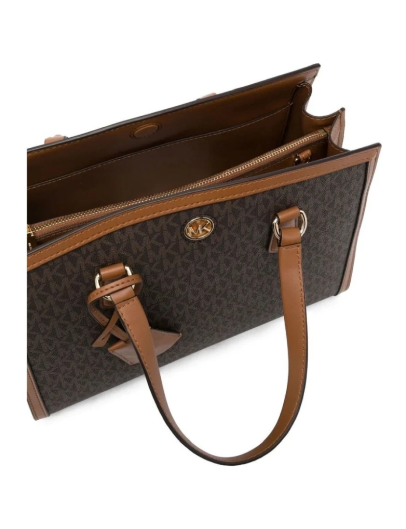 imagem de Michael Kors Brown Satchels Mulheres Bolsas5