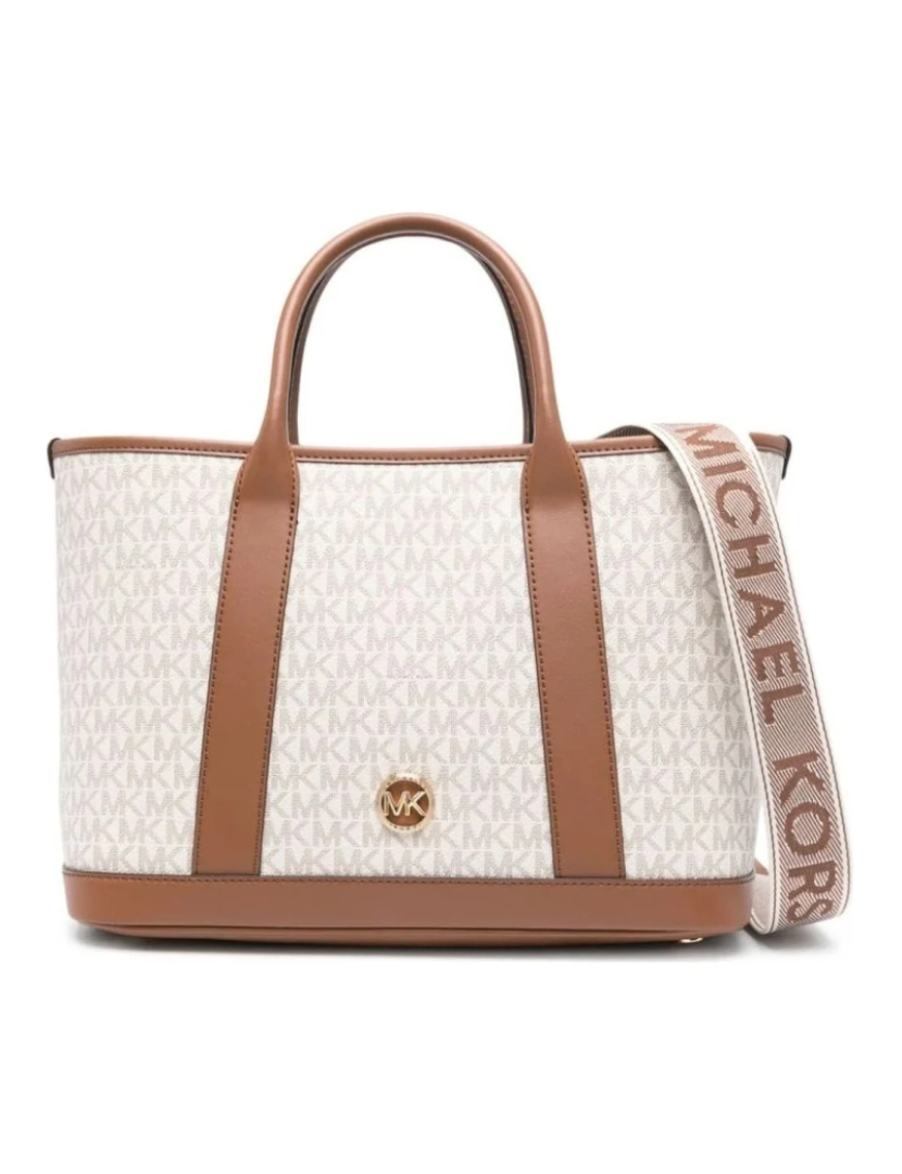 imagem de Michael Kors Bege Satchels Mulheres Bolsas2