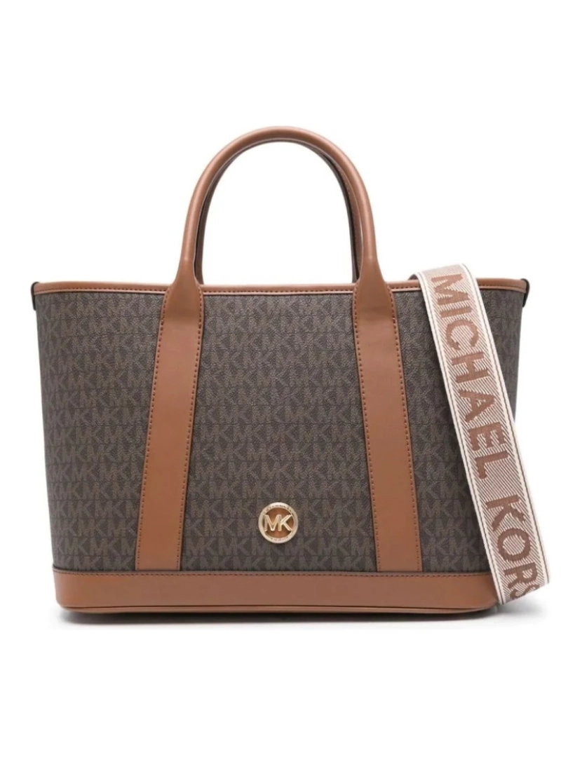 imagem de Michael Kors Brown Satchels Mulheres Bolsas2