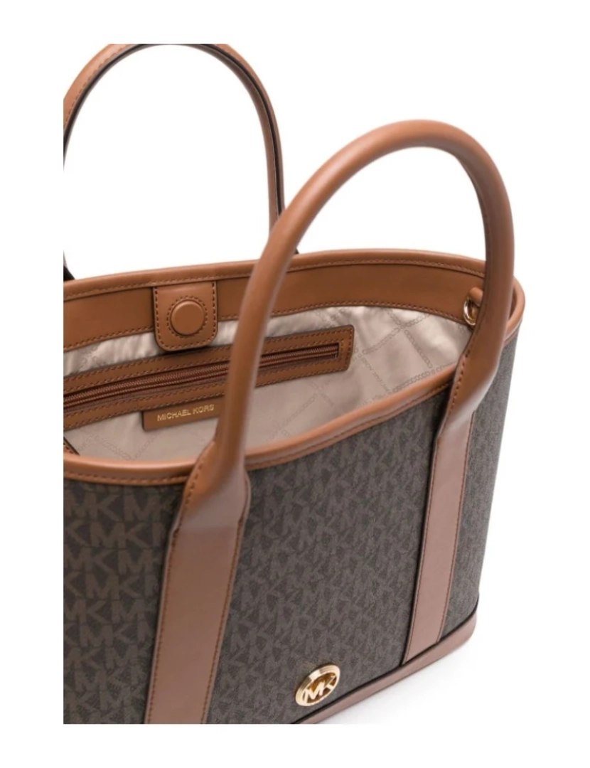 imagem de Michael Kors Brown Satchels Mulheres Bolsas5