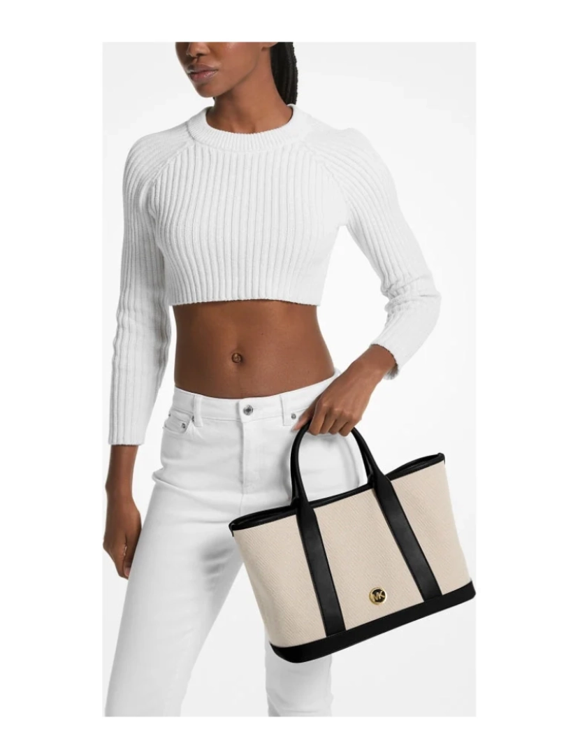 imagem de Michael Kors Bege Satchels Mulheres Bolsas5