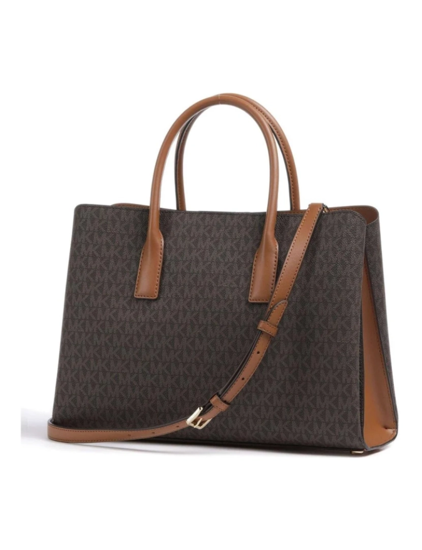 imagem de Michael Kors Brown Satchels Mulheres Bolsas3