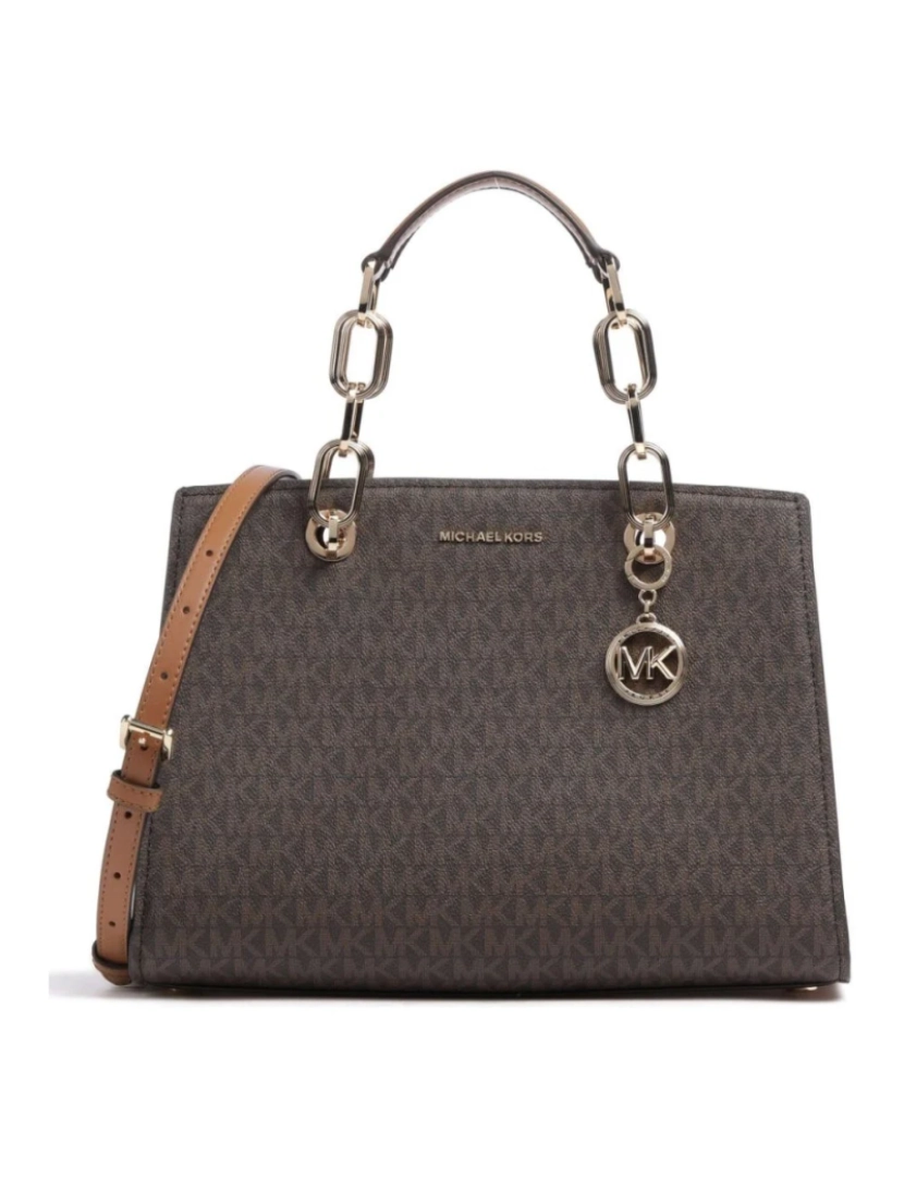 imagem de Michael Kors Brown Satchels Mulheres Bolsas2