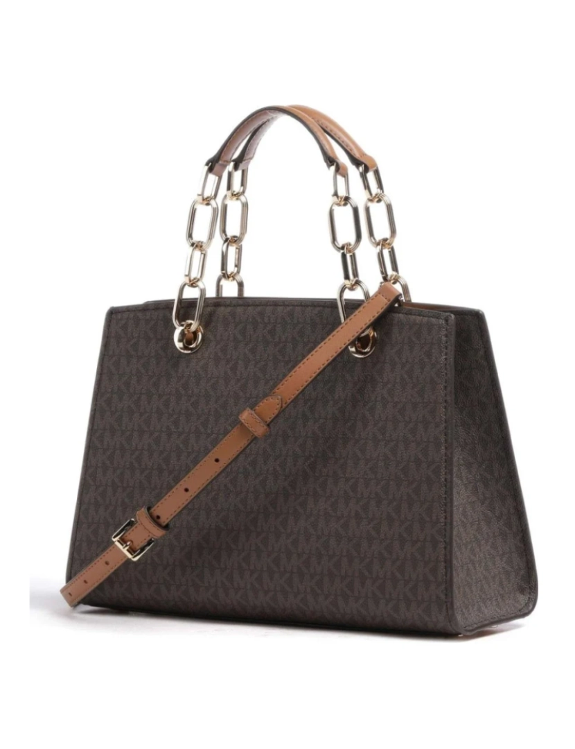 imagem de Michael Kors Brown Satchels Mulheres Bolsas3