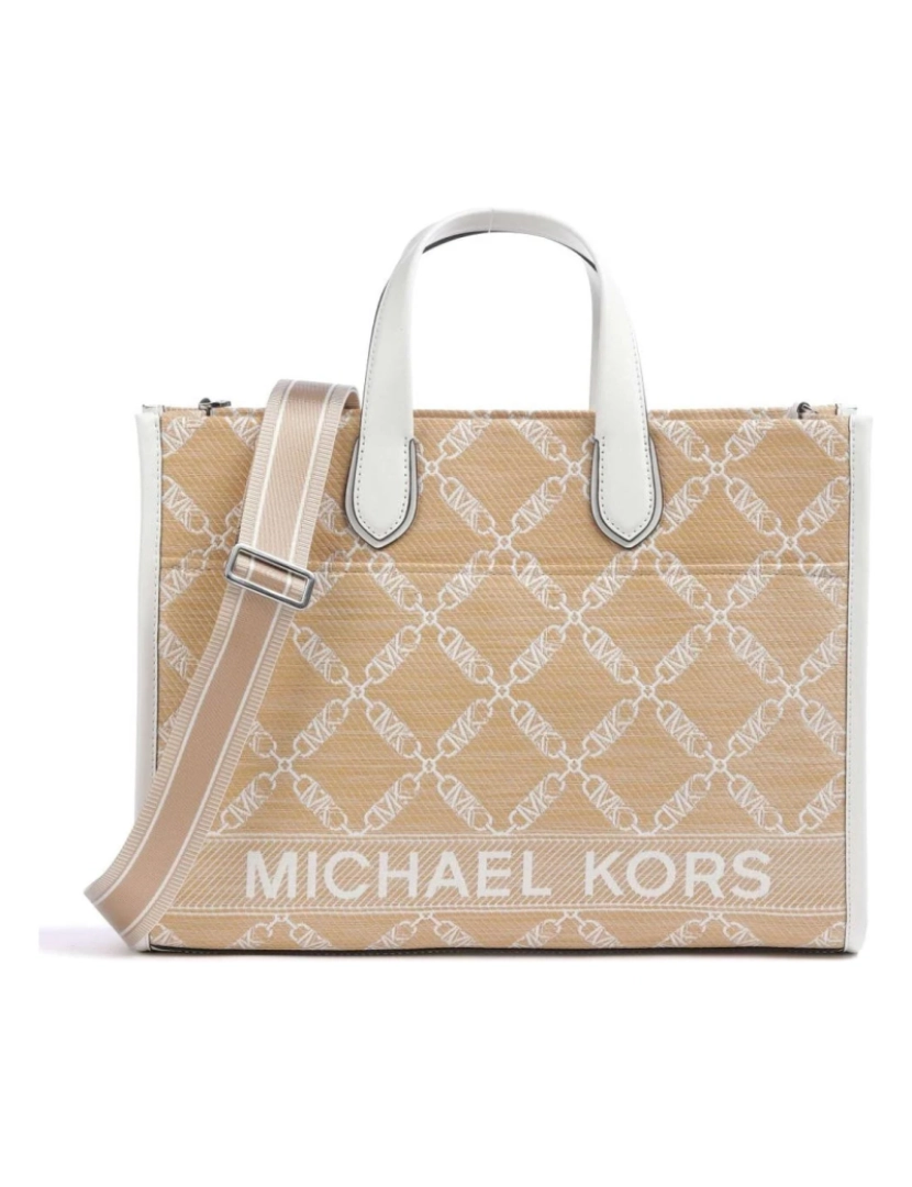 imagem de Michael Kors Bege Tote Bolsas de mulheres2