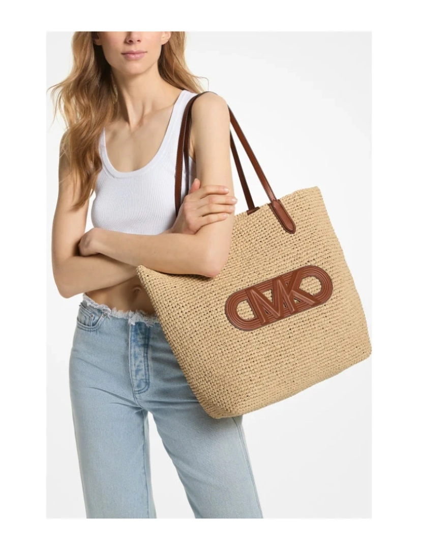 imagem de Michael Kors Bege Tote Bolsas de mulheres4