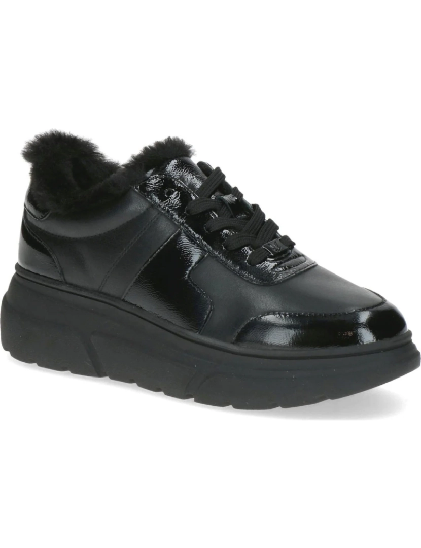 imagem de Caprice Preto Trainers sapatos femininos2