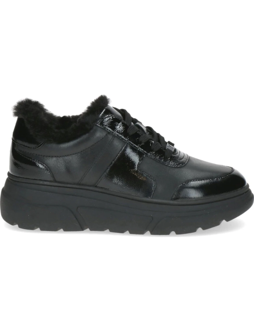 imagem de Caprice Preto Trainers sapatos femininos3