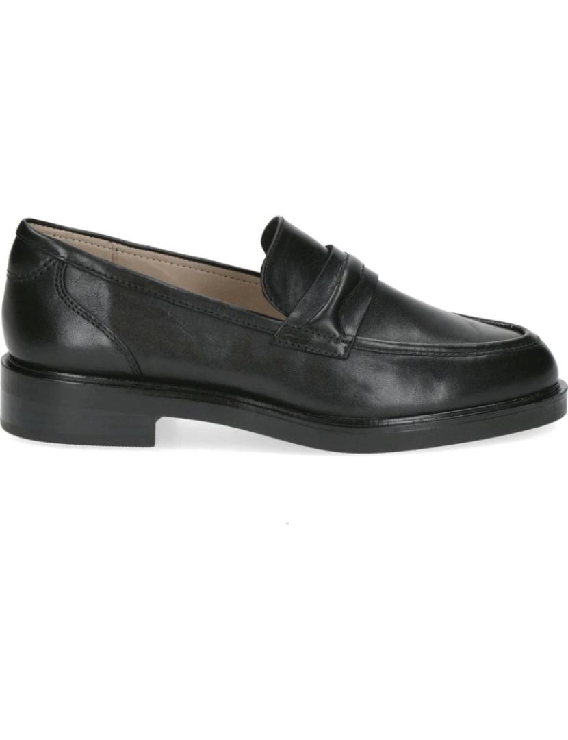 imagem de Caprice Black Loafers sapatos femininos3