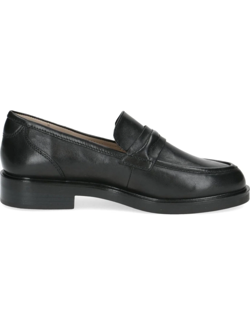 imagem de Caprice Black Loafers sapatos femininos4