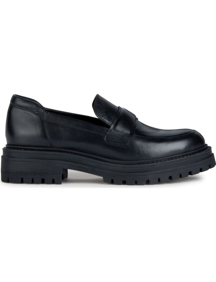 imagem de Geox Black Loafers Calçados Femininos3