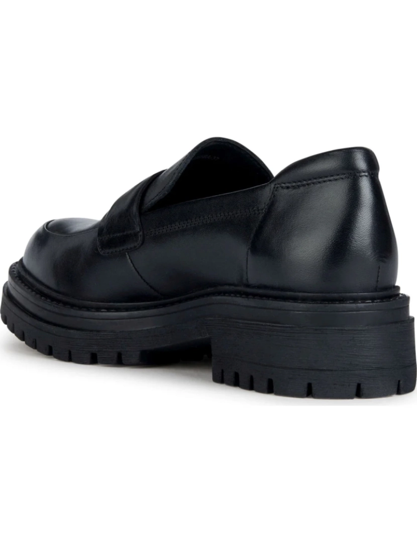 imagem de Geox Black Loafers Calçados Femininos4