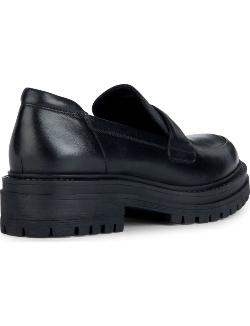 imagem de Geox Black Loafers Calçados Femininos5