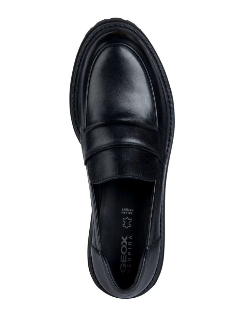 imagem de Geox Black Loafers Calçados Femininos6