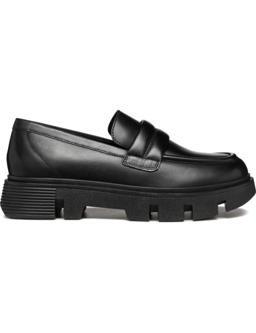 imagem de Geox Black Loafers Calçados Femininos3