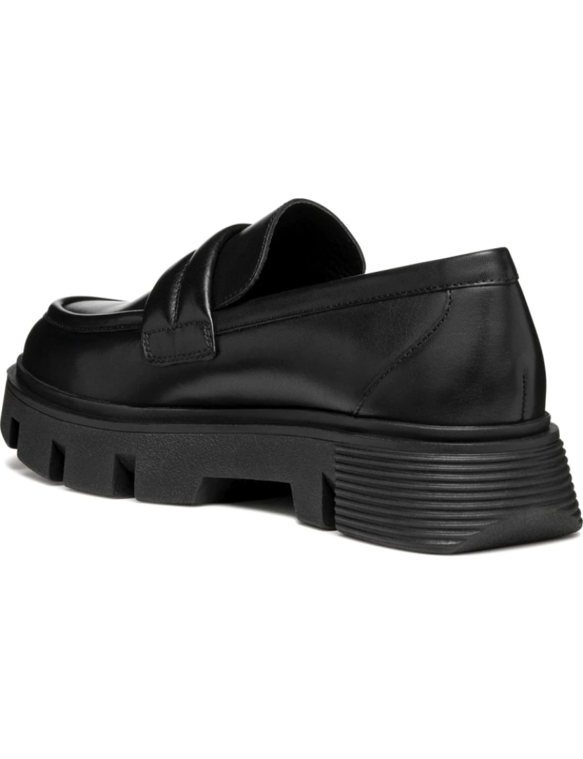 imagem de Geox Black Loafers Calçados Femininos4