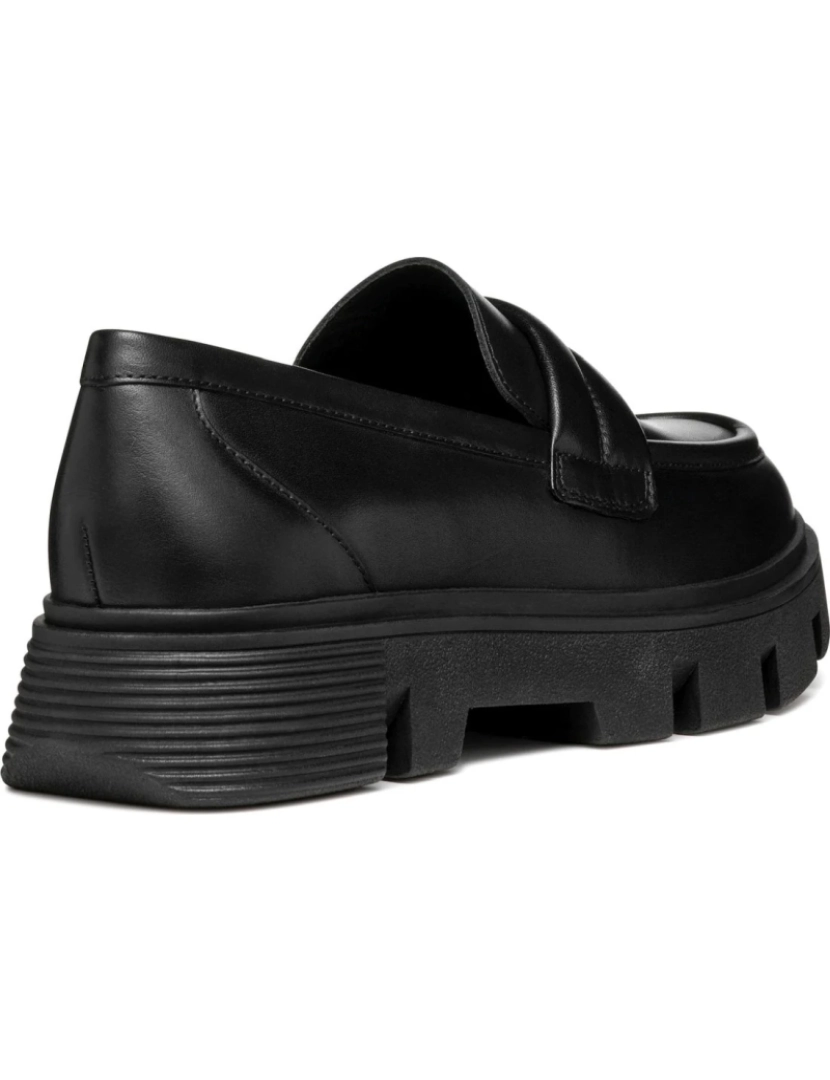 imagem de Geox Black Loafers Calçados Femininos5