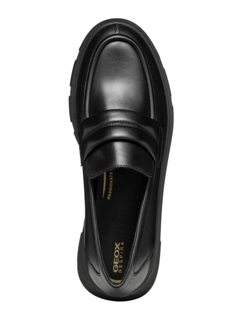 imagem de Geox Black Loafers Calçados Femininos6