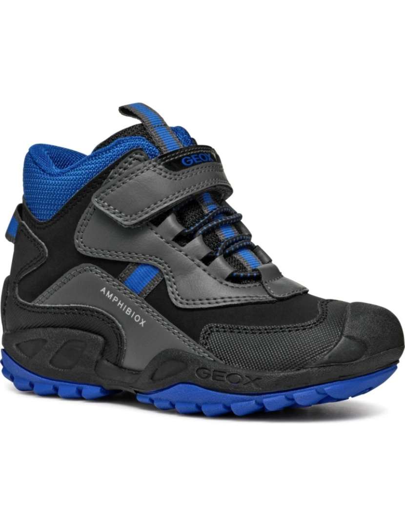 Geox - Geox cinza Booties meninos sapatos