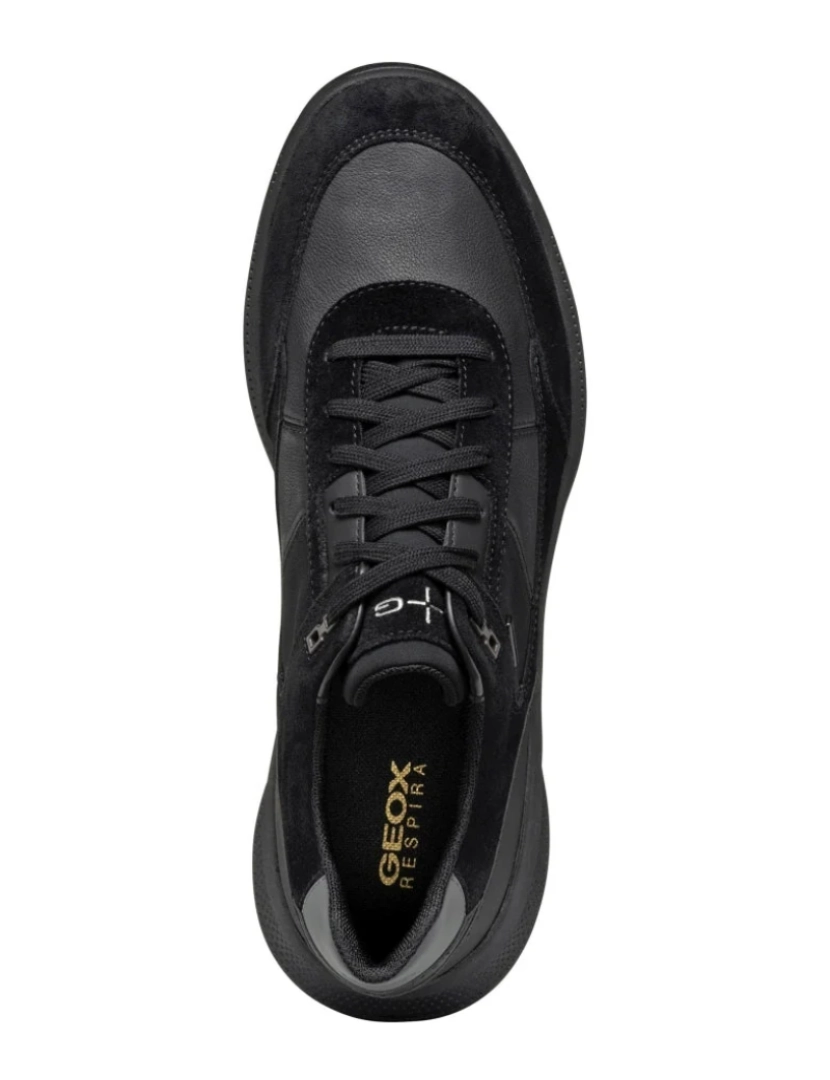 imagem de Geox Black Trainers Calçados Masculinos6