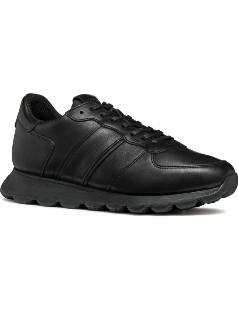 Geox - Geox Black Trainers Calçados Masculinos