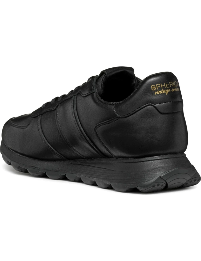 imagem de Geox Black Trainers Calçados Masculinos4