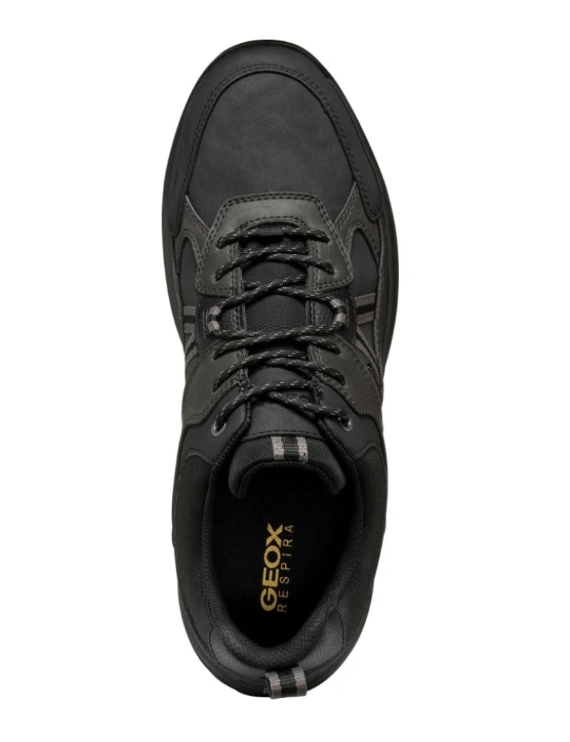 imagem de Geox Black Trainers Calçados Masculinos6