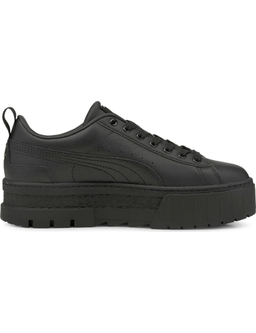 imagem de Puma preto treinadores sapatos femininos4