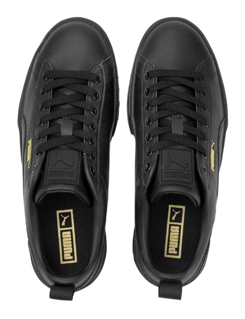 imagem de Puma preto treinadores sapatos femininos7