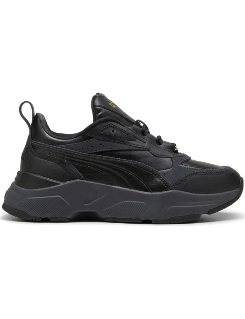 imagem de Puma preto treinadores sapatos femininos3