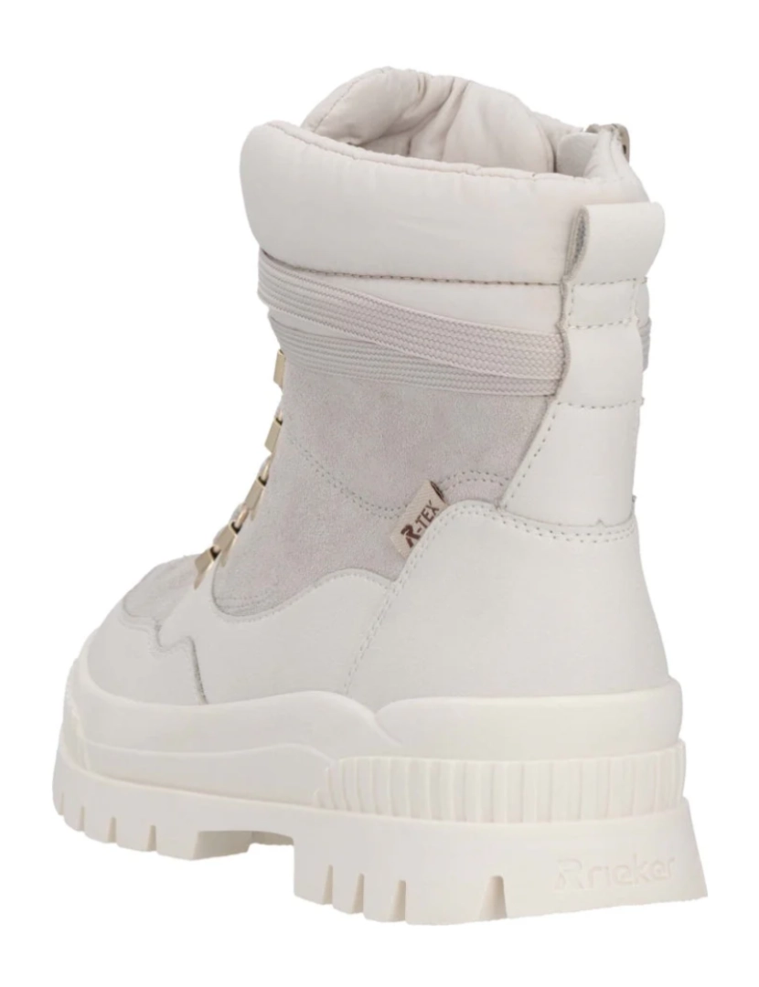 imagem de R-Evolução Branco Booties Calçados Femininos7