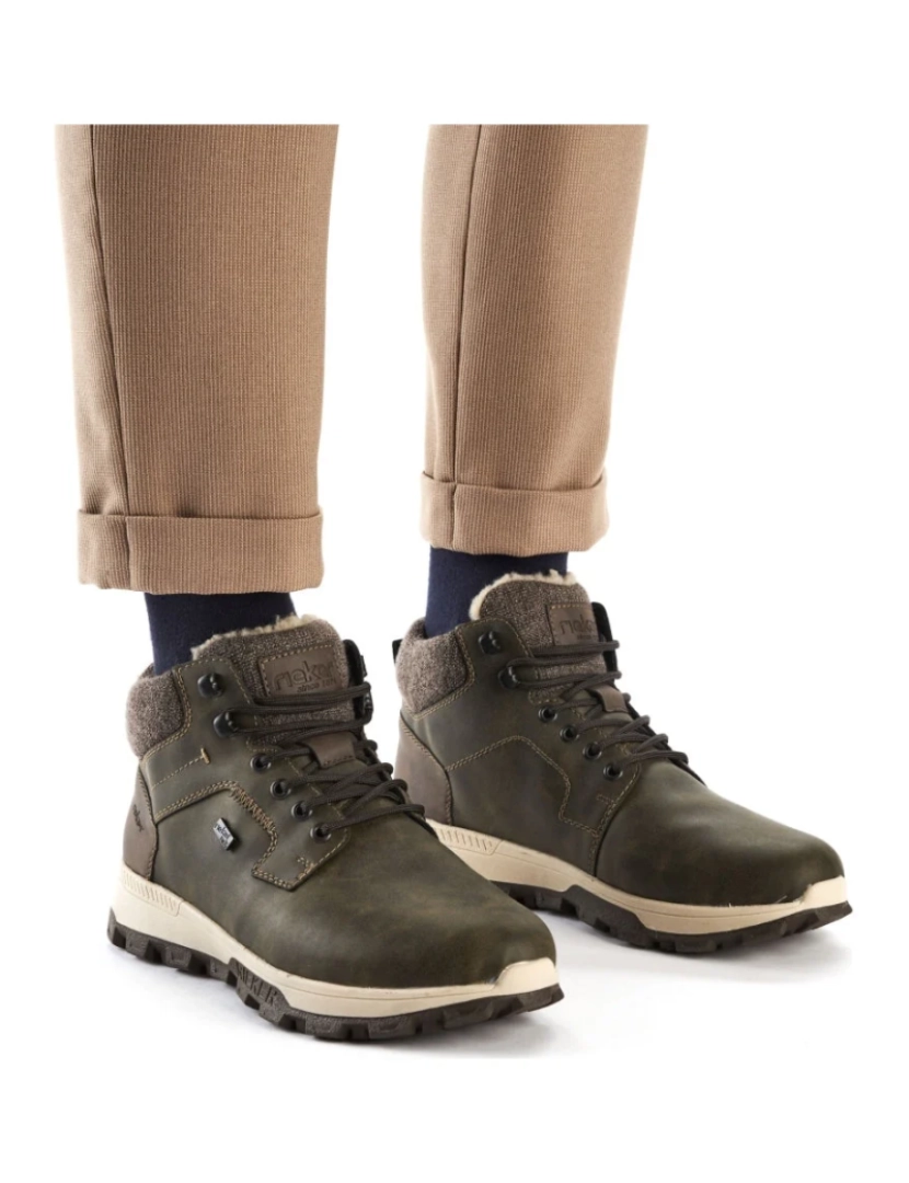 imagem de Rieker verde Booties sapatos masculinos3