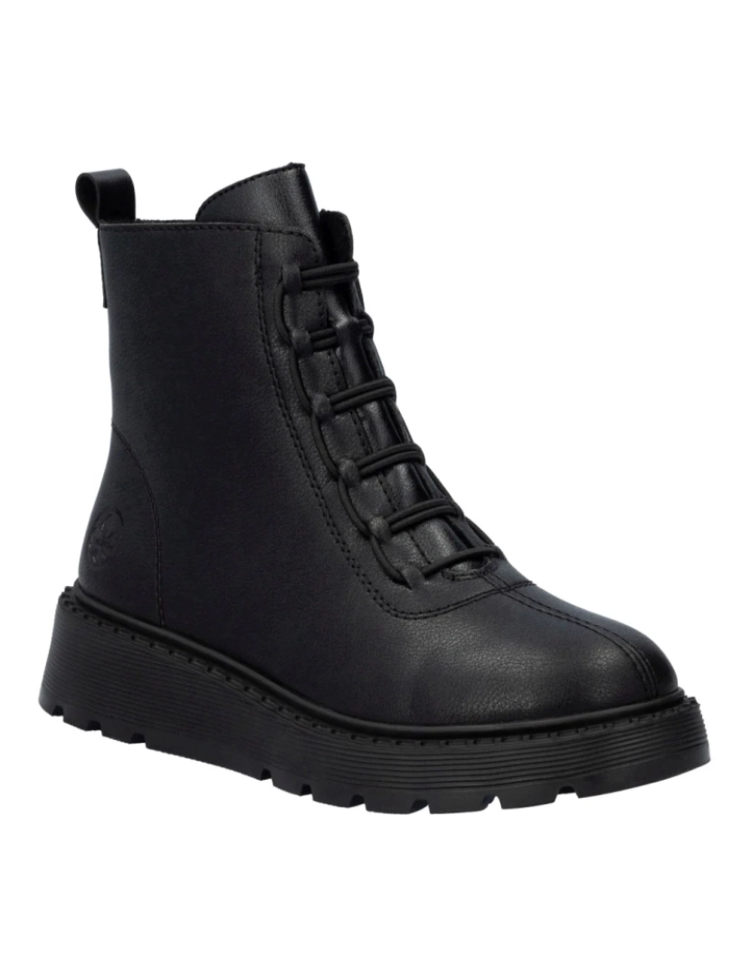 Rieker - Rieker Preto Booties Calçados Femininos