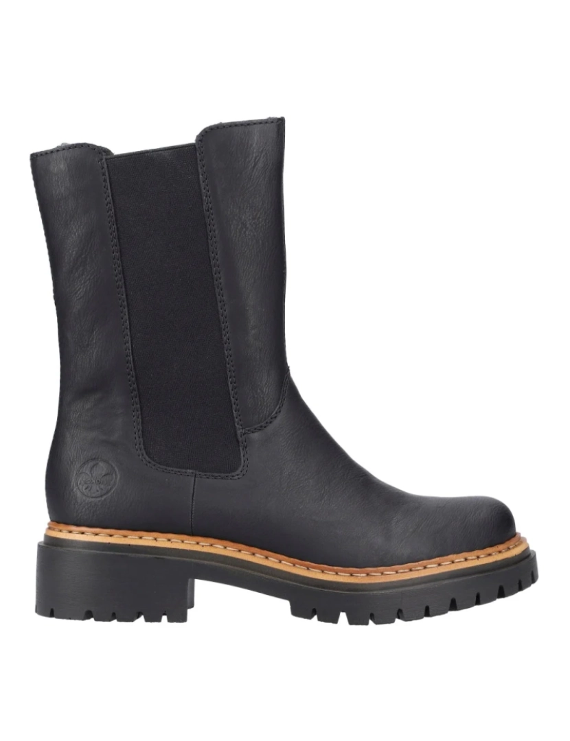 imagem de Rieker Preto Booties Calçados Femininos6