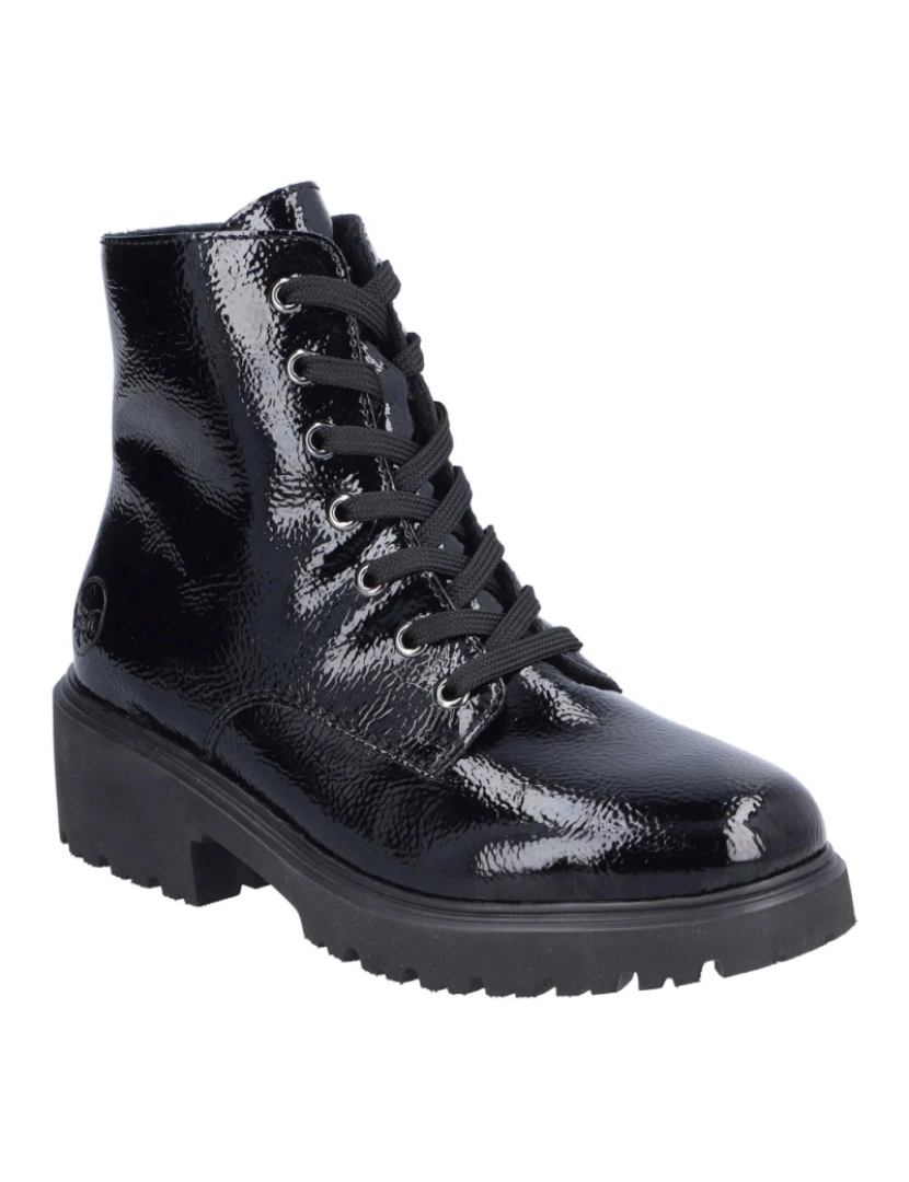 Rieker - Rieker Preto Booties Calçados Femininos