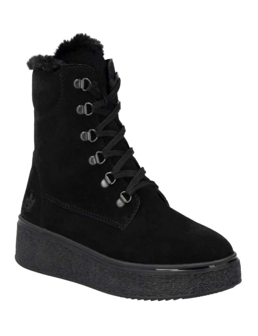 Rieker - Rieker Preto Booties Calçados Femininos