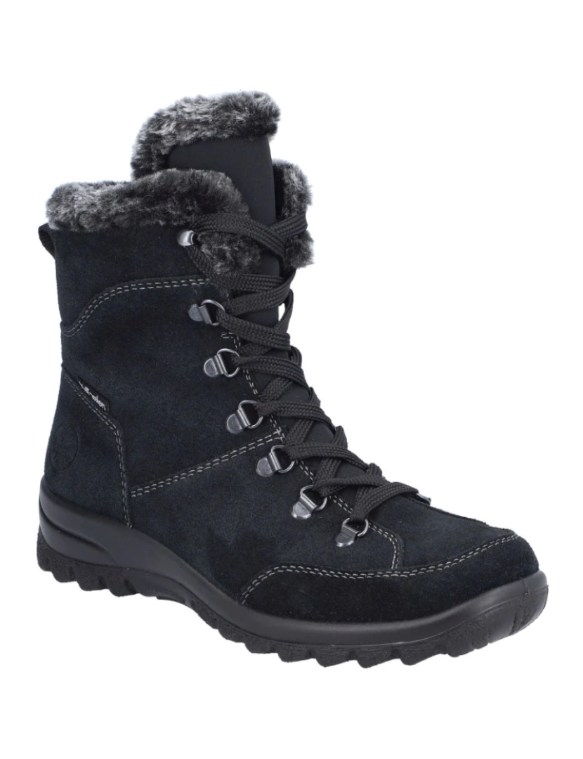 Rieker - Rieker Preto Botas Calçados Femininos