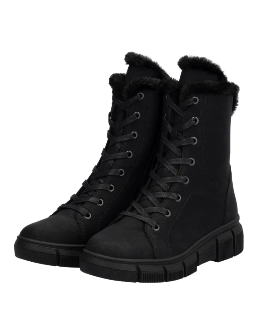 imagem de Rieker Preto Booties Calçados Femininos11