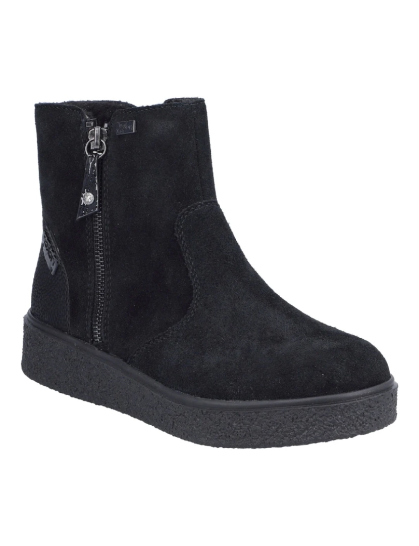 Rieker - Rieker Preto Booties Calçados Femininos