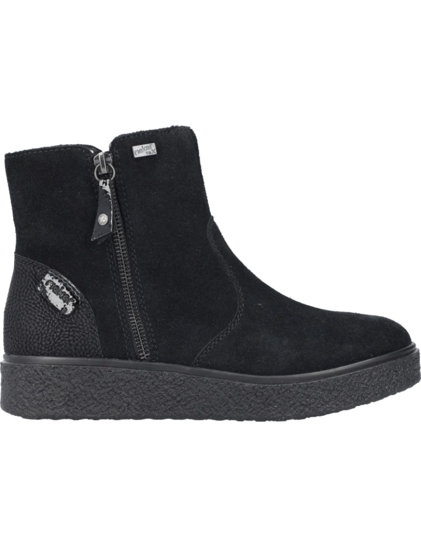 imagem de Rieker Preto Booties Calçados Femininos4