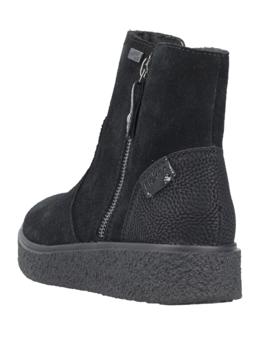 imagem de Rieker Preto Booties Calçados Femininos8