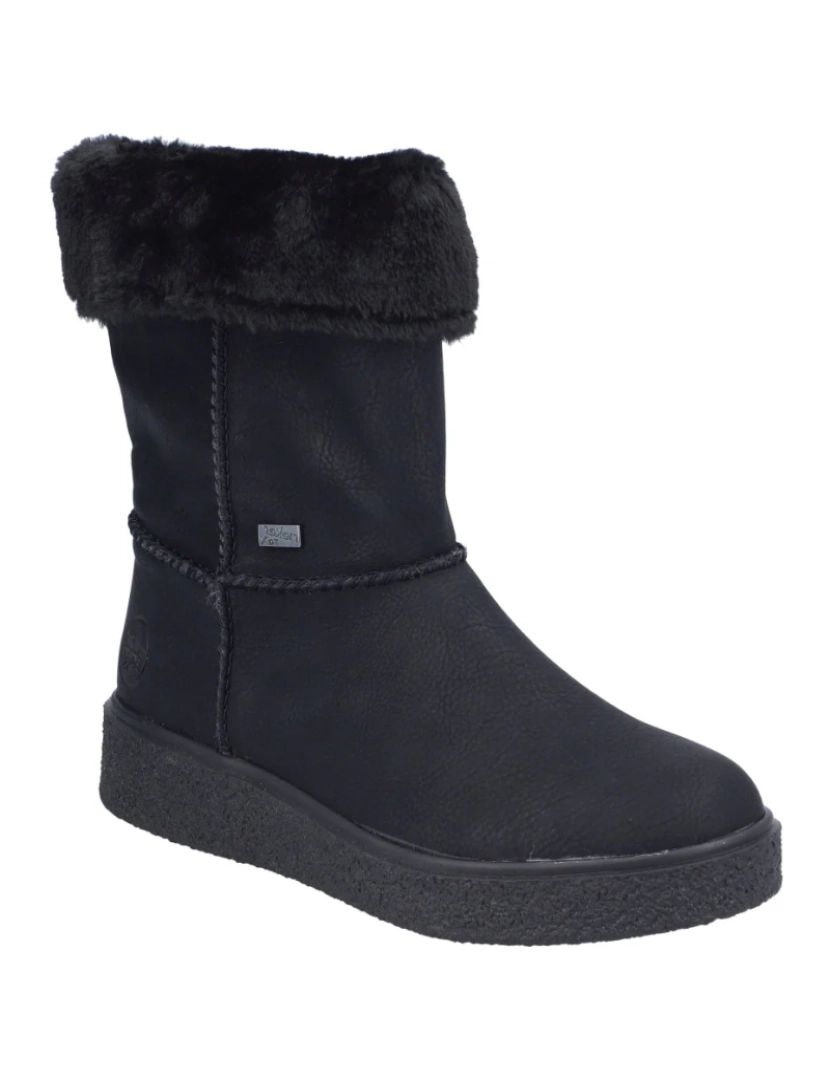 Rieker - Rieker Preto Booties Calçados Femininos