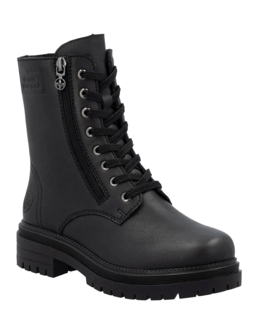 Rieker - Rieker Preto Booties Calçados Femininos