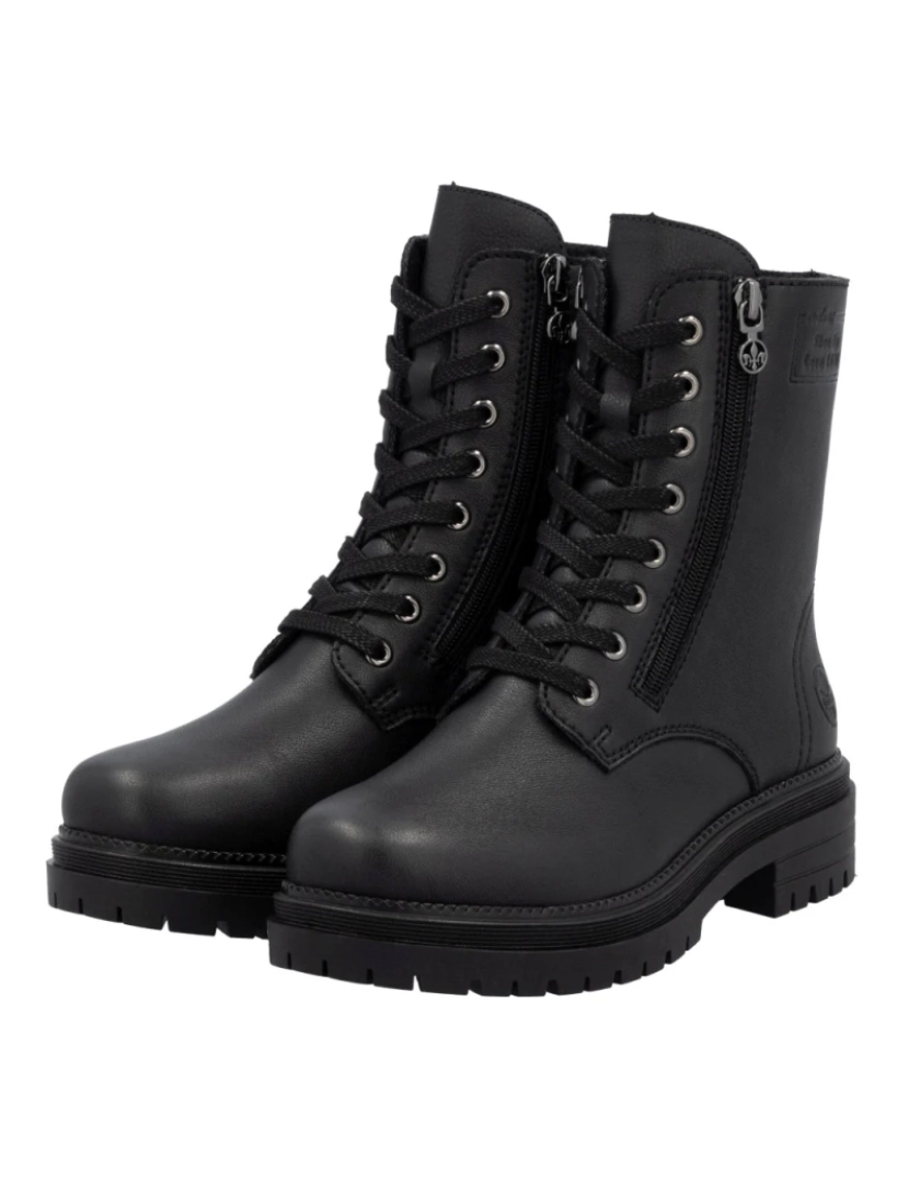 imagem de Rieker Preto Booties Calçados Femininos11