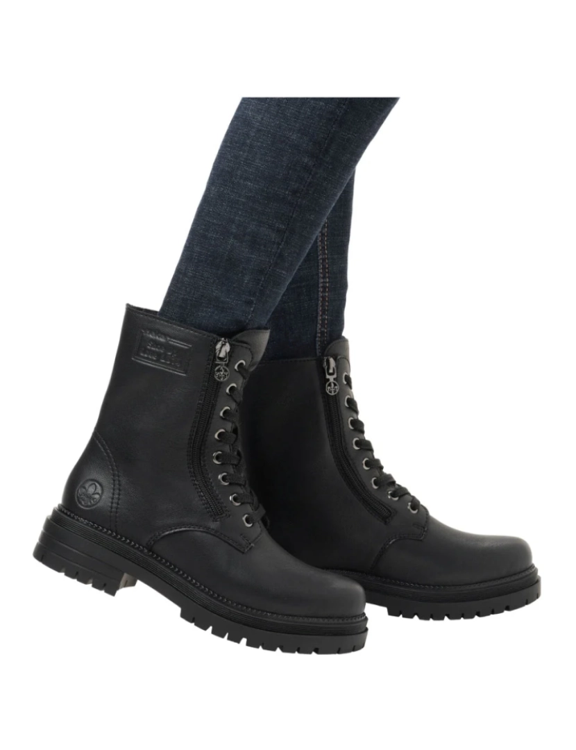 imagem de Rieker Preto Booties Calçados Femininos3