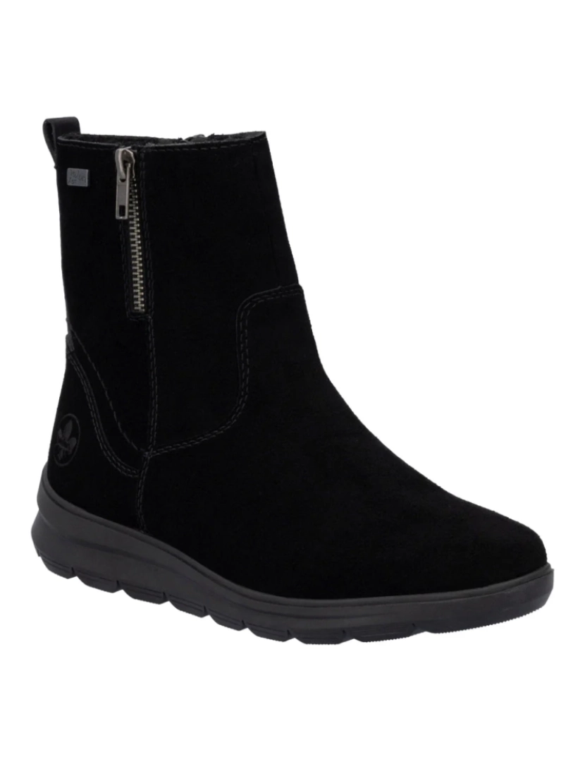 Rieker - Rieker Preto Booties Calçados Femininos