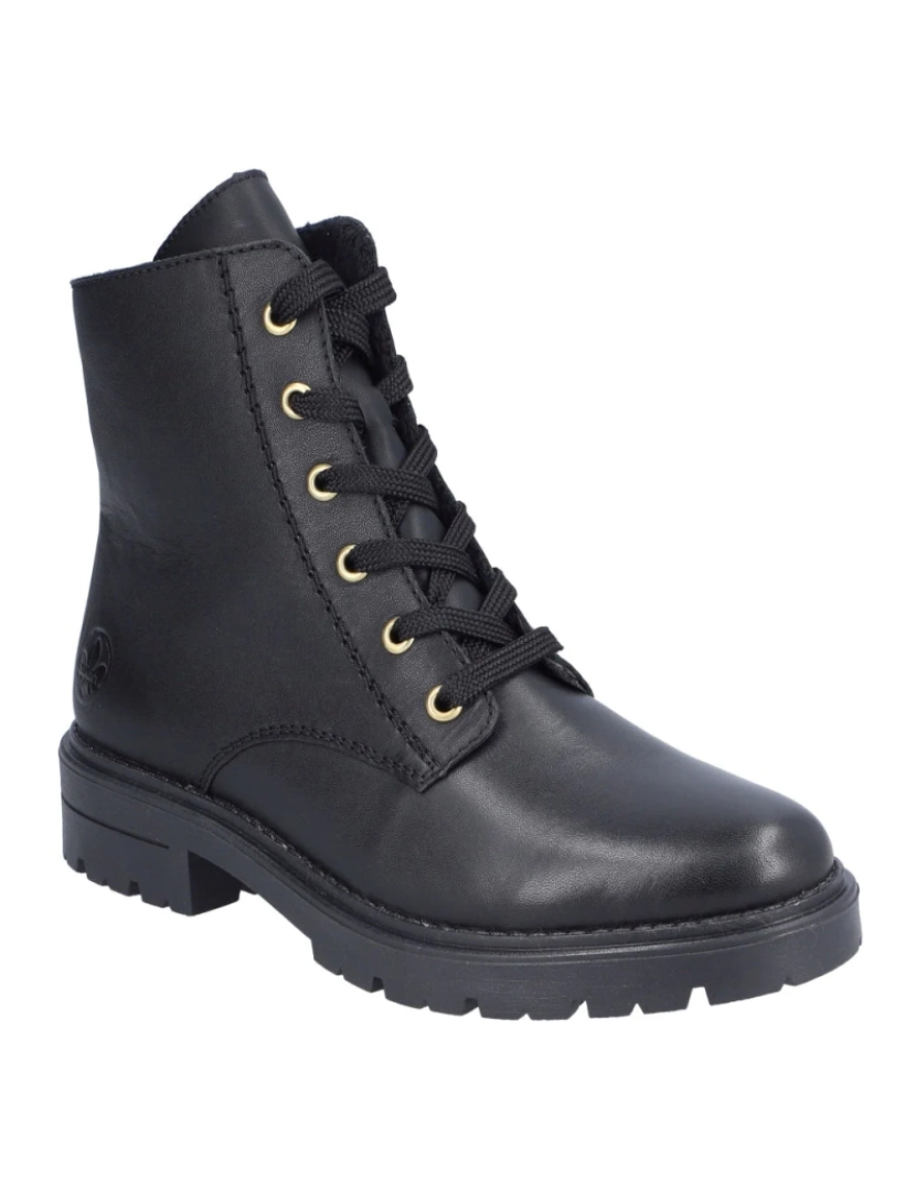 Rieker - Rieker Preto Booties Calçados Femininos