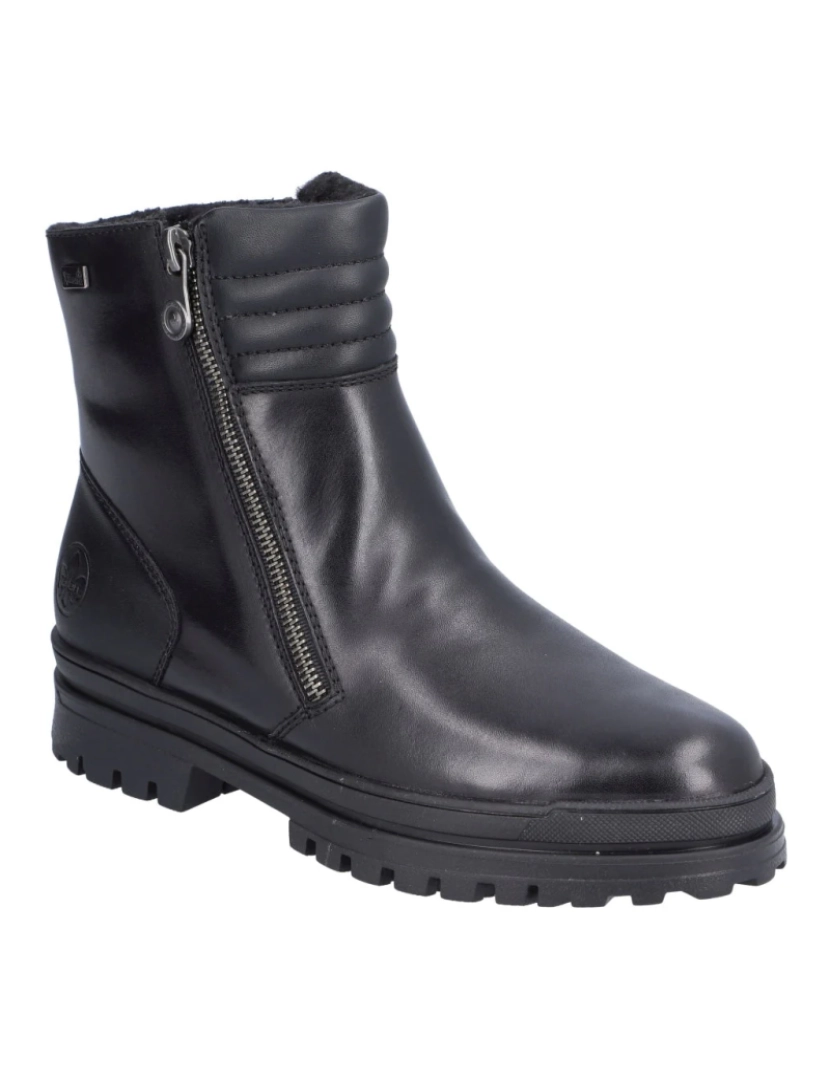 Rieker - Rieker Preto Booties Calçados Femininos