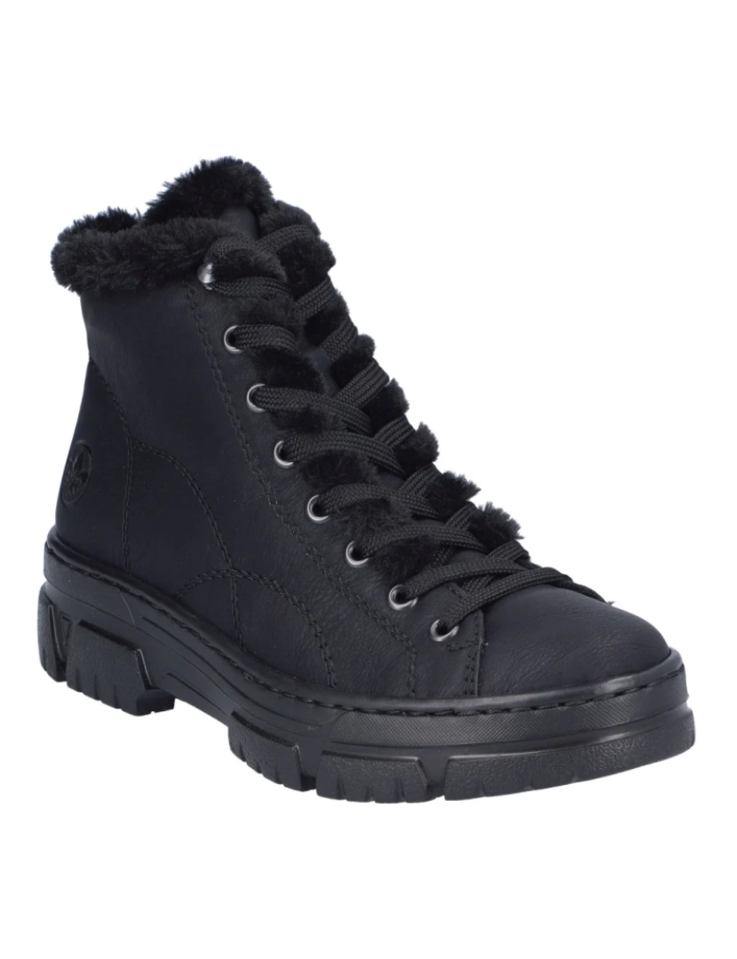 Rieker - Rieker Preto Booties Calçados Femininos